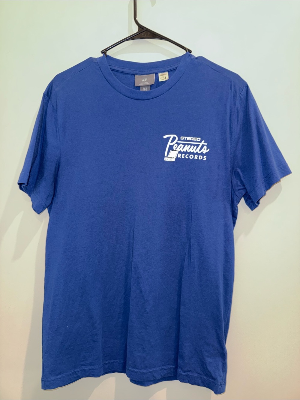 H&M Peanuts Records Short Sleeve Tee